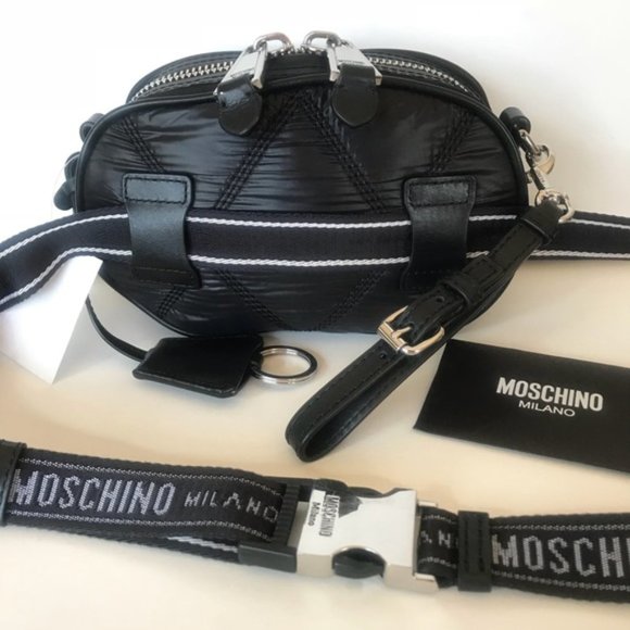Sold ! MOSCHINO Quilted Convertible Waist Bag - Picture 8 of 8